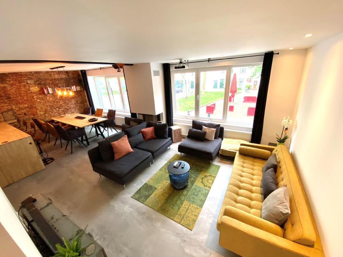 The Square - Vacation Rental With Outdoor Sauna - Centre Of 안트베르펜 외부 사진